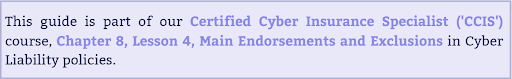 Cyber war exclusion clauses