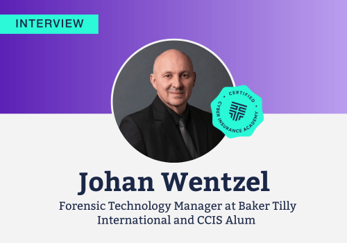 Johan Wentzel talks cyber insurance