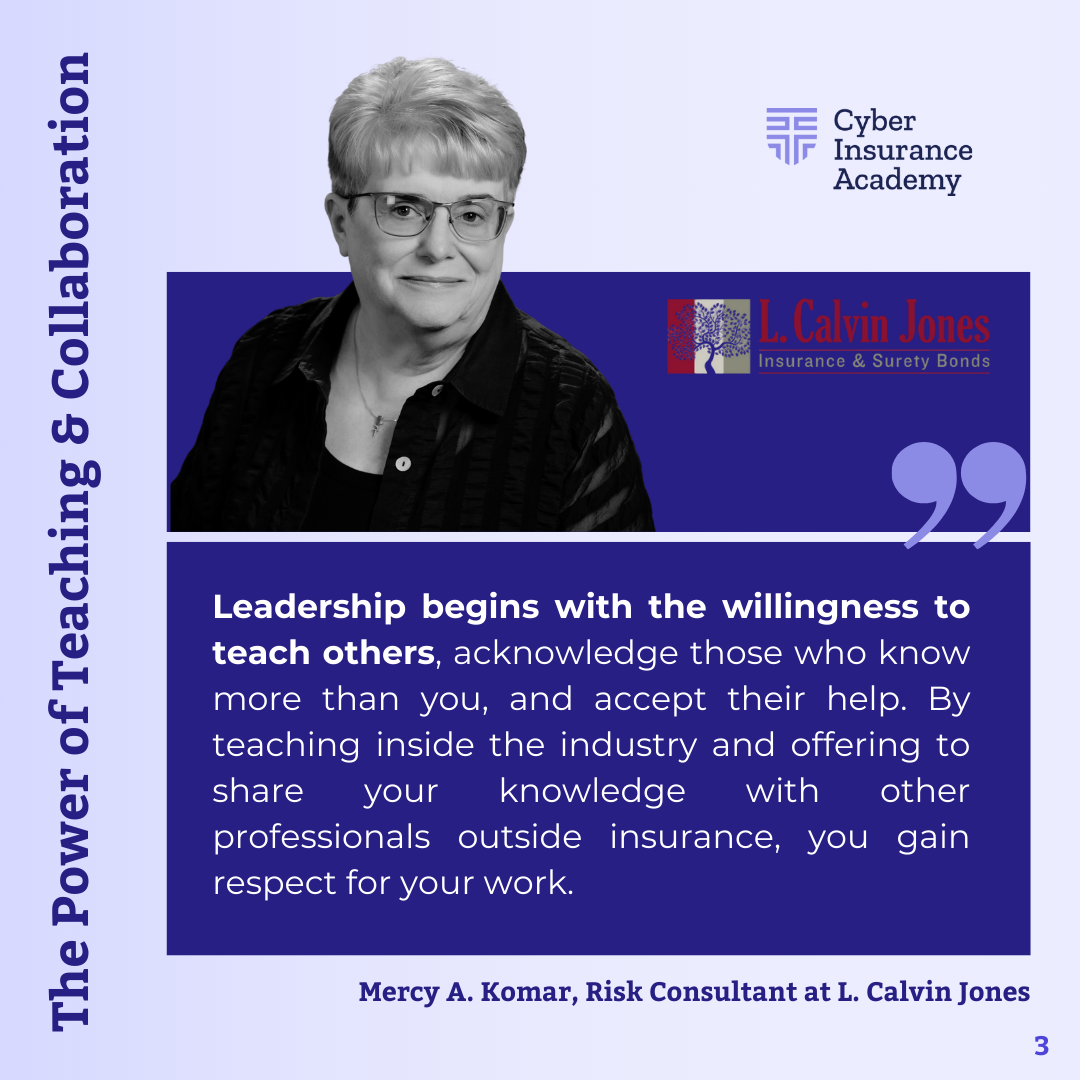 Mercy A. Komar from L. Calvin Jones believes that women in cyber insurance are uniquely positioned to thrive in this space
