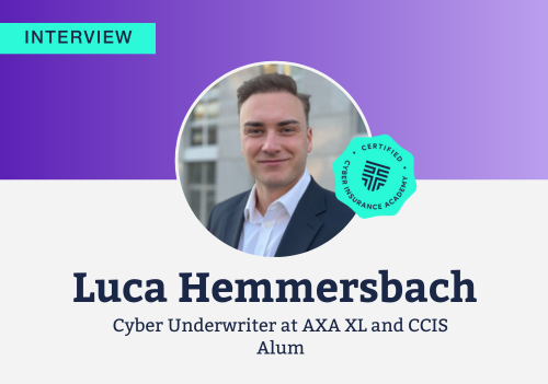 Student Interview with Luca Hemmersbach Cyber Underwriter at AXA XL and CCIS Alum