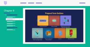Image features a Proposal Form Section from Chapter 8 of the CCIS Designation which teaches cyber insurance brokers how underwriters interpret proposal forms.